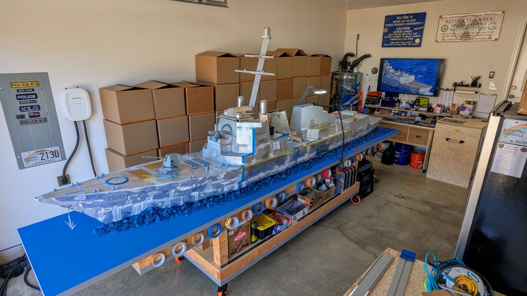 1/35 scale Arleigh Burke class naval destroyer by Nick Hoke month 12
